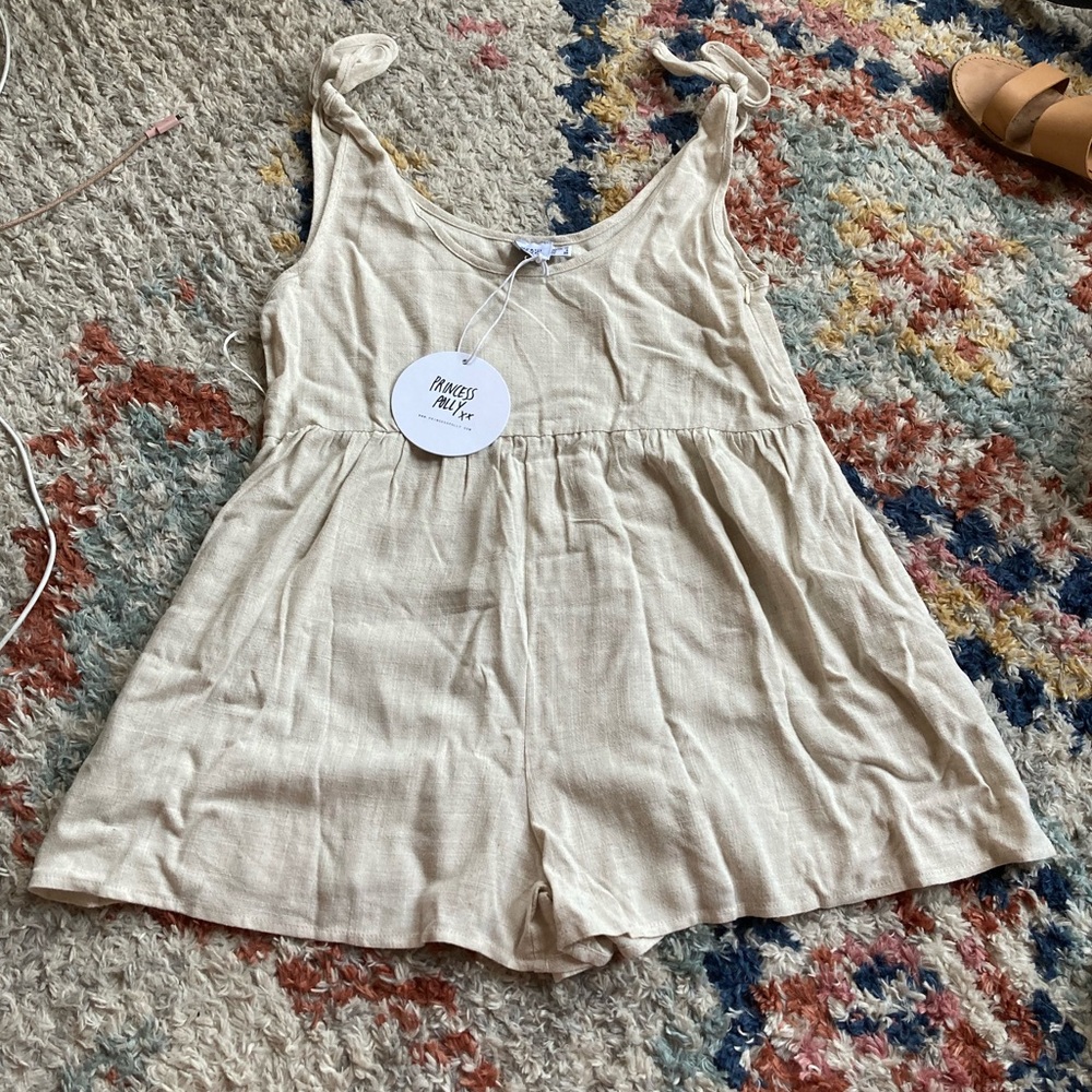 Princess Polly Beige Tay Romper